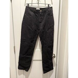 Rolla's High Rise Original Straight Comfort Jet Black Jeans Women's Size 31 New